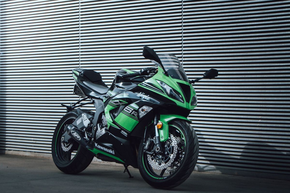 Featured rider's race bike